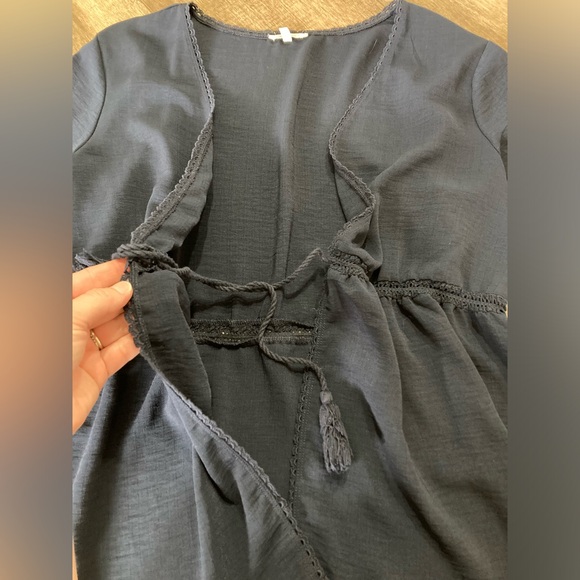 Maurice’s women’s L long sleeve cardigan/peasant style blouse - Picture 4 of 7